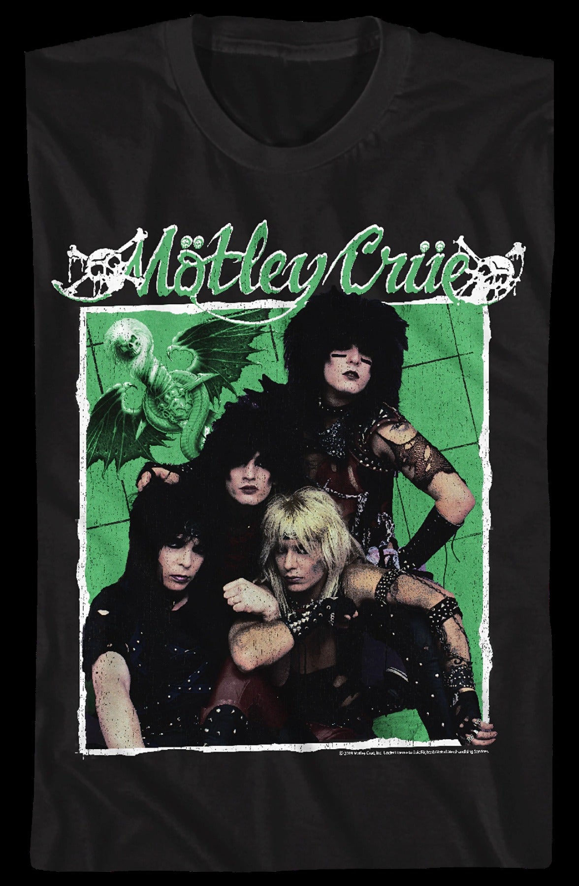1989 Group Photo Motley Crue T-Shirt