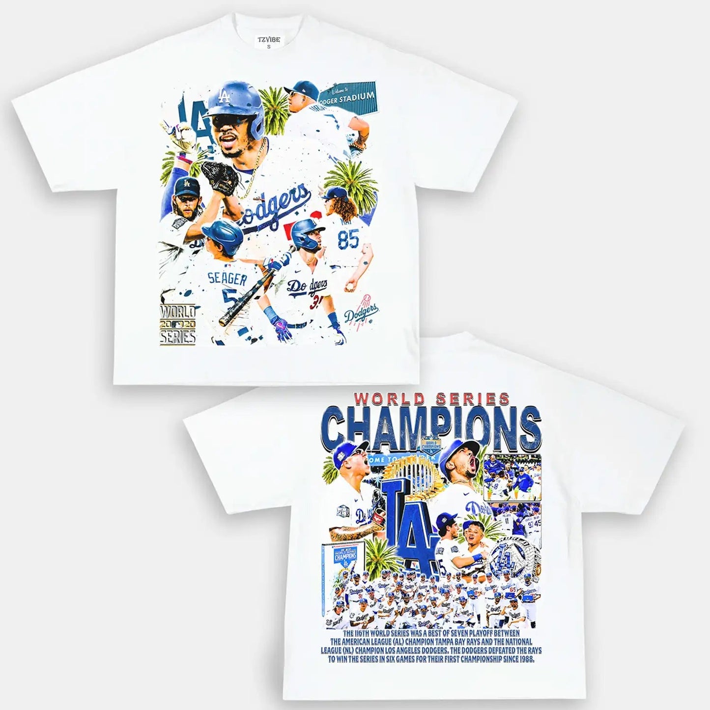 2020 WORLD SERIES CHAMPS - DODGERS TEE - DS