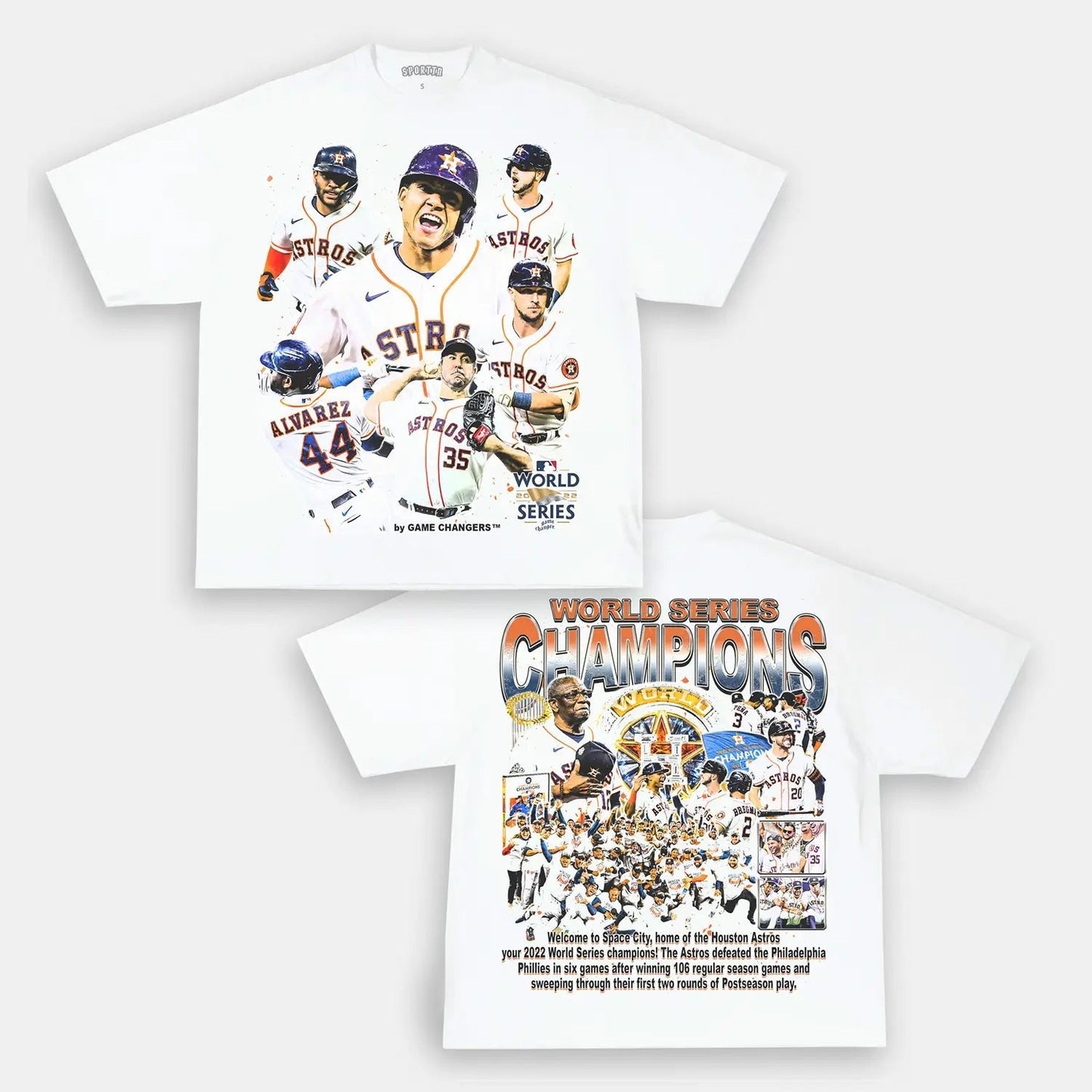 2022 WORLD SERIES CHAMPS - ASTROS TEE - DS Style001