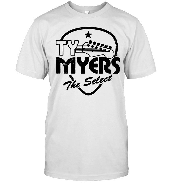 2025 T Shirt Guitar Pick Ty Myers