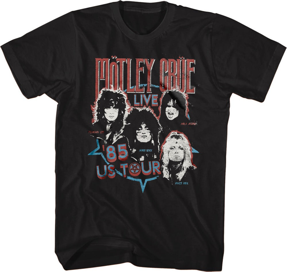 '85 US Tour Motley Crue T-Shirt