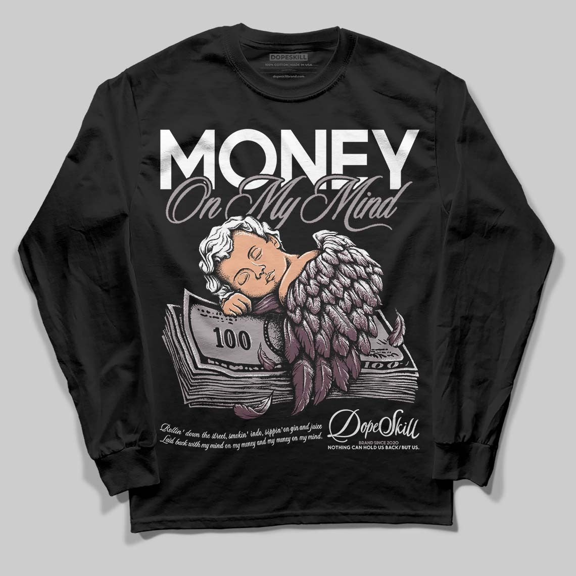 A Ma Maniere x "Violet Ore" 5s DopeSkill Long Sleeve T-Shirt MOMM Graphic