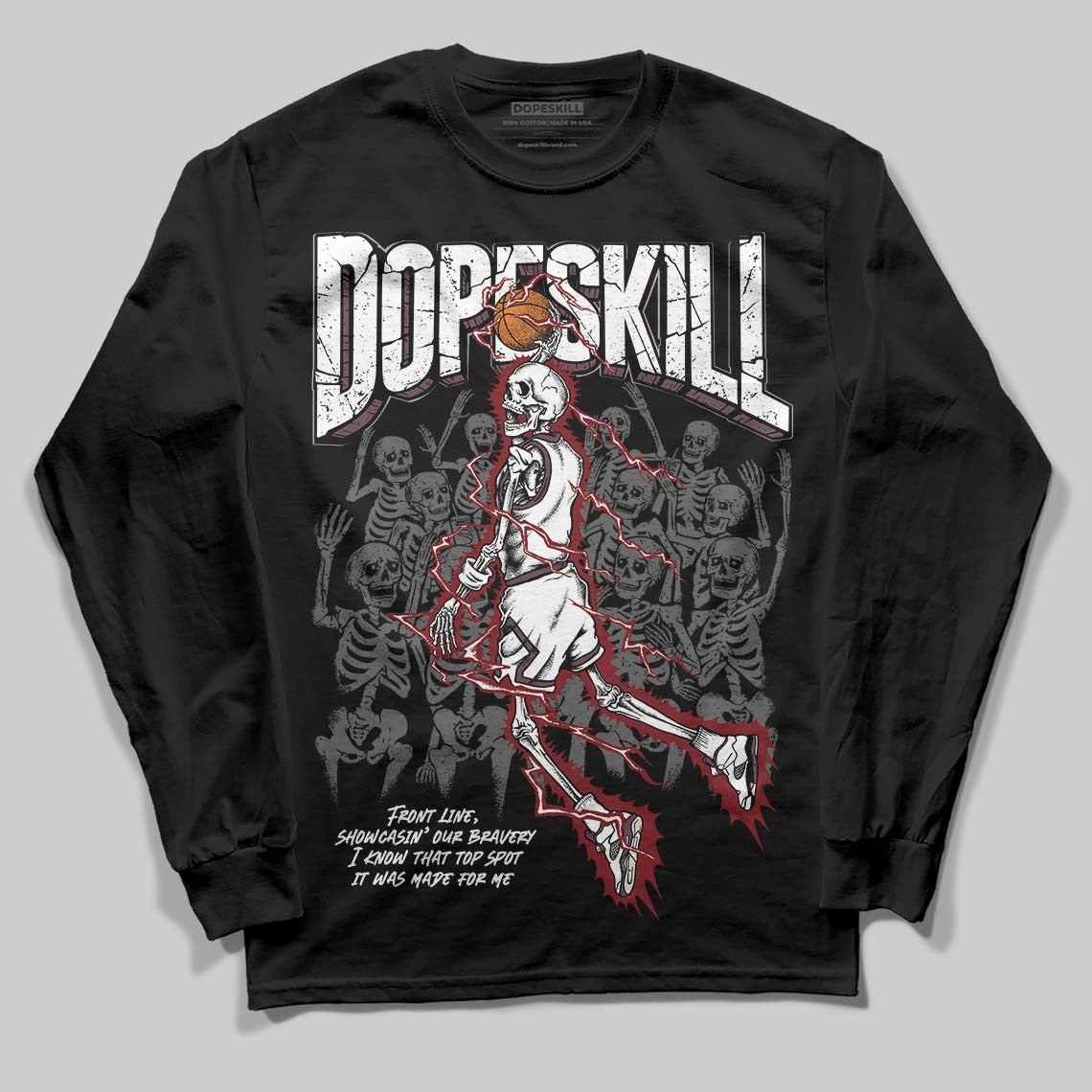 A Ma Maniere x "Violet Ore" 5s DopeSkill Long Sleeve T-Shirt Thunder Dunk Graphic