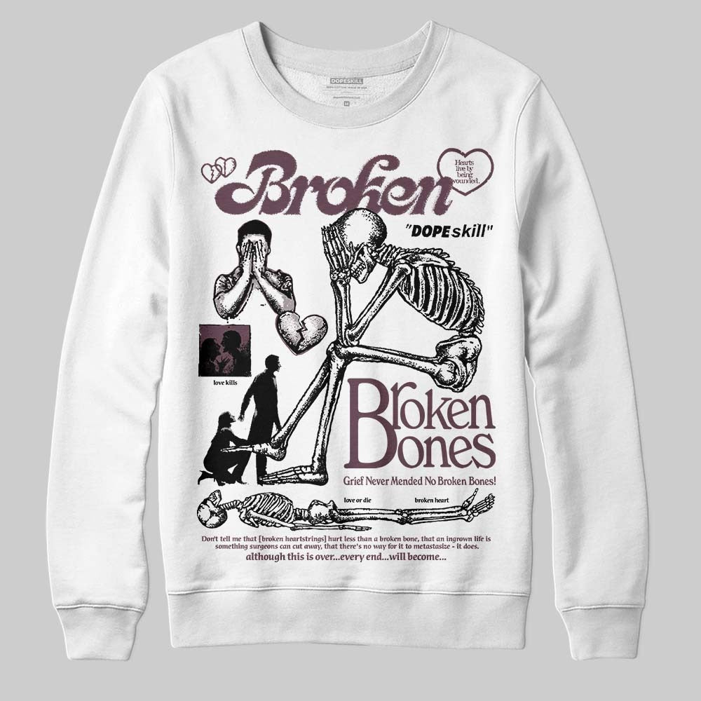 A Ma Maniere x "Violet Ore" 5s DopeSkill Sweatshirt Broken Bones Graphic