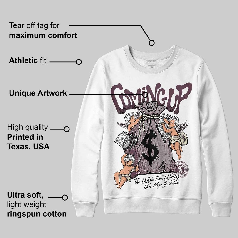 A Ma Maniere x "Violet Ore" 5s DopeSkill Sweatshirt Money Bag Coming Up Graphic