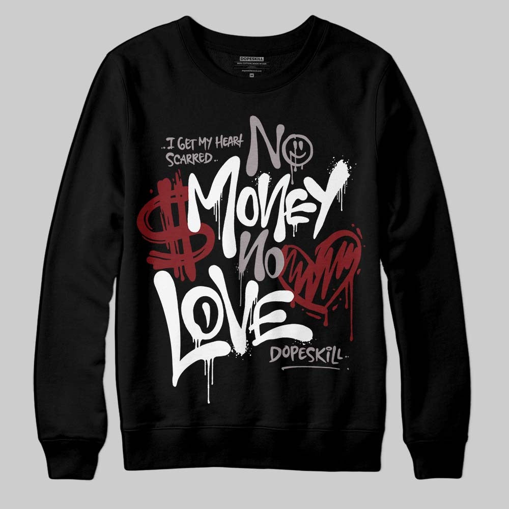 A Ma Maniere x "Violet Ore" 5s DopeSkill Sweatshirt No Money No Love Typo Graphic