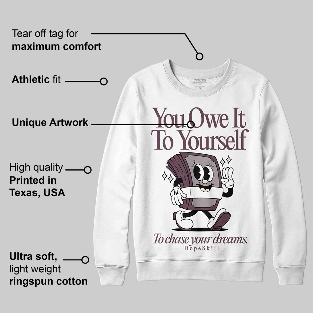 A Ma Maniere x "Violet Ore" 5s DopeSkill Sweatshirt Owe It To Yourself Graphic