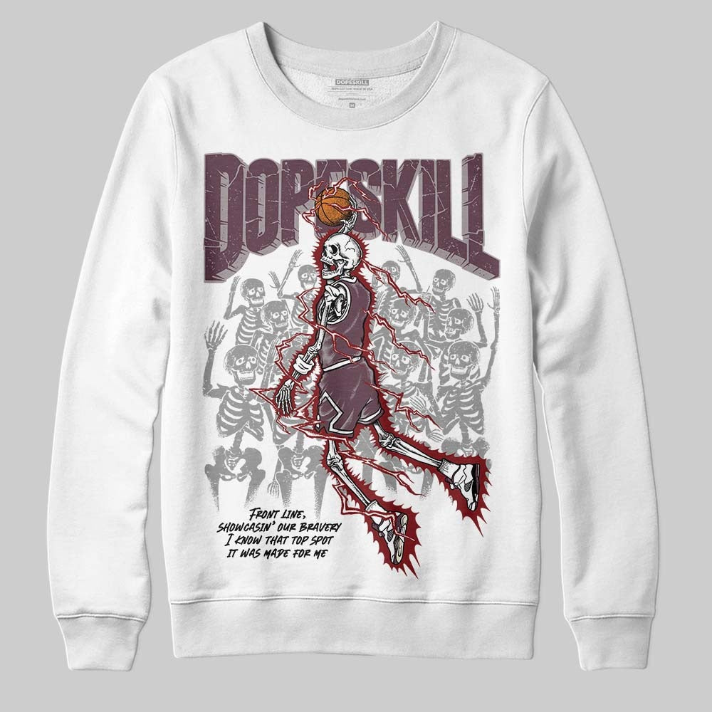 A Ma Maniere x "Violet Ore" 5s DopeSkill Sweatshirt Thunder Dunk Graphic