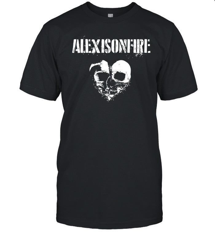 Alexisonfire Barbed Wire Heartskull Limited 2025 T Shirt