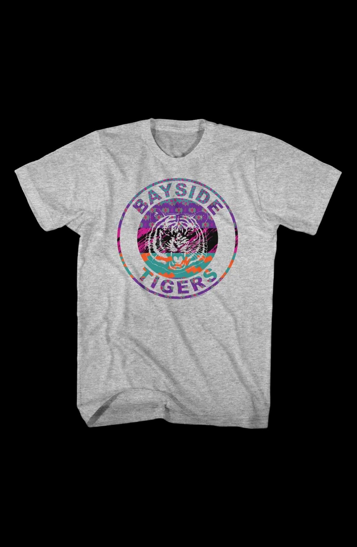 Bayside Tigers Retro Patterns Saved By The Bell T-Shirt