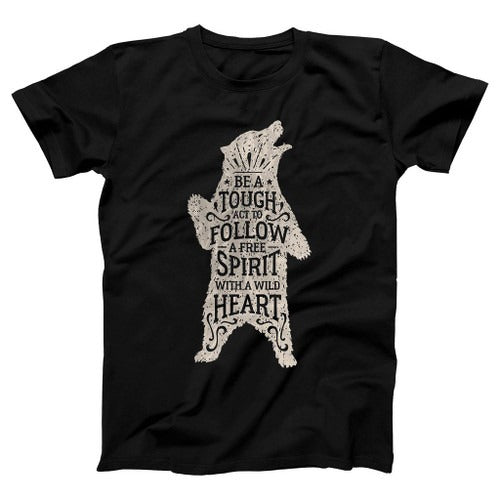 Bear Animal Graphic Saying Man's T-Shirt Tee