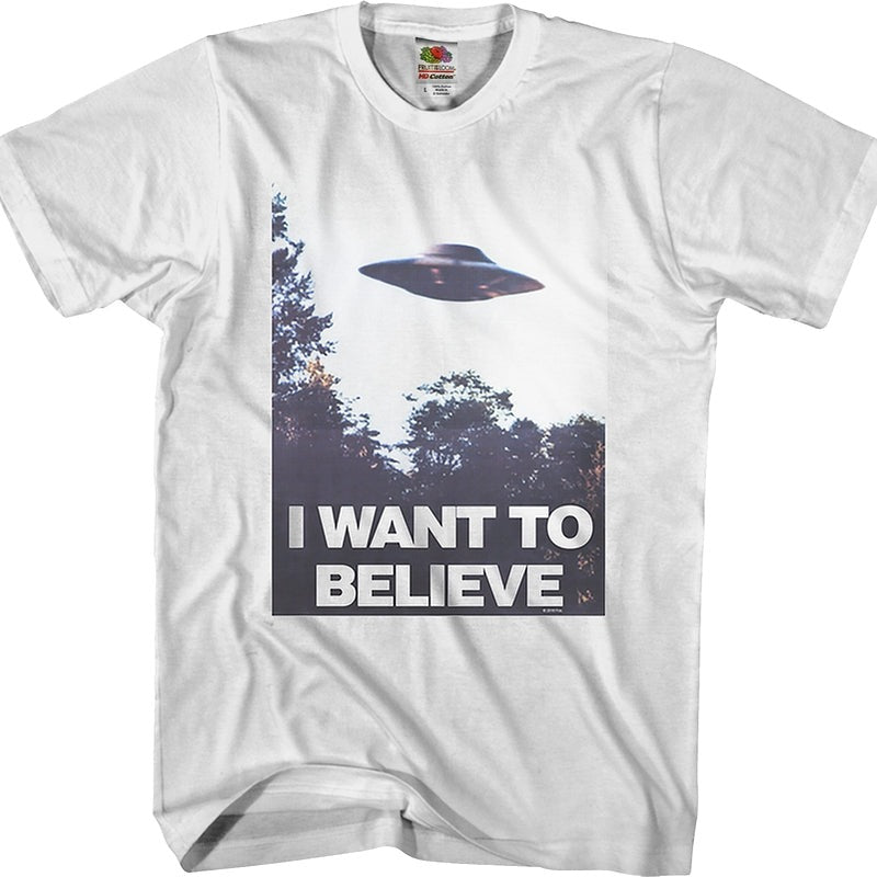 Believe Poster X-Files T-Shirt