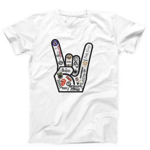 Best Rock Metal Bands Of All Time Music Band Group Man's T-Shirt Tee