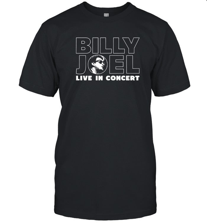 Billy Joel In Concert Admat 2025 Itinerary Black T-Shirt
