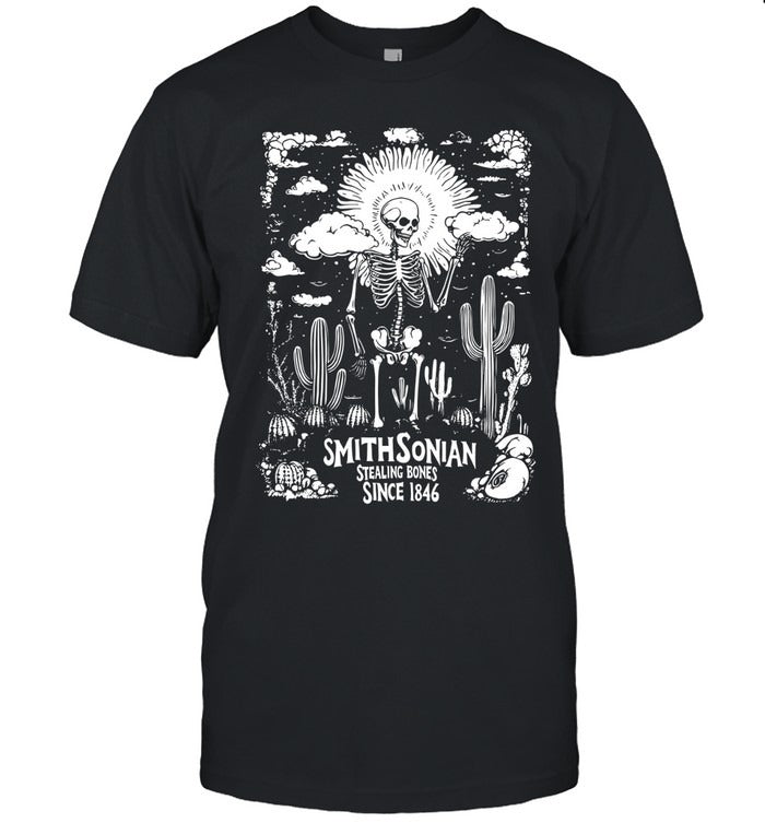 Blurry Creatures Smithsonian Stealin' Bones Hot 2025 T Shirt