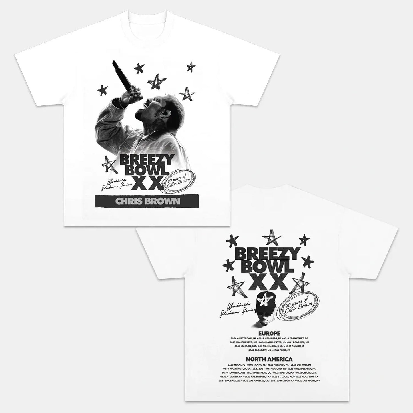 CHRIS BROWN 2025 BIG FACE TEE-DS
