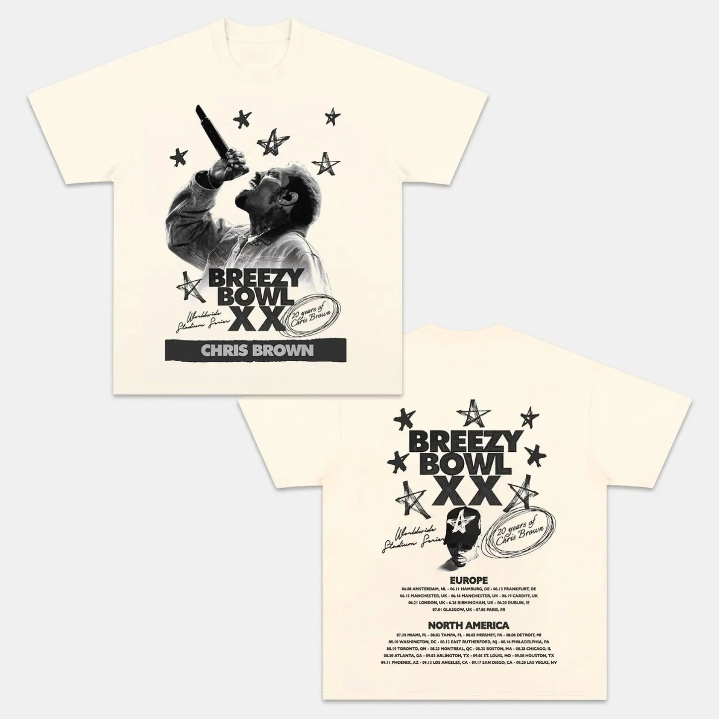 CHRIS BROWN 2025 BIG FACE TEE-DS