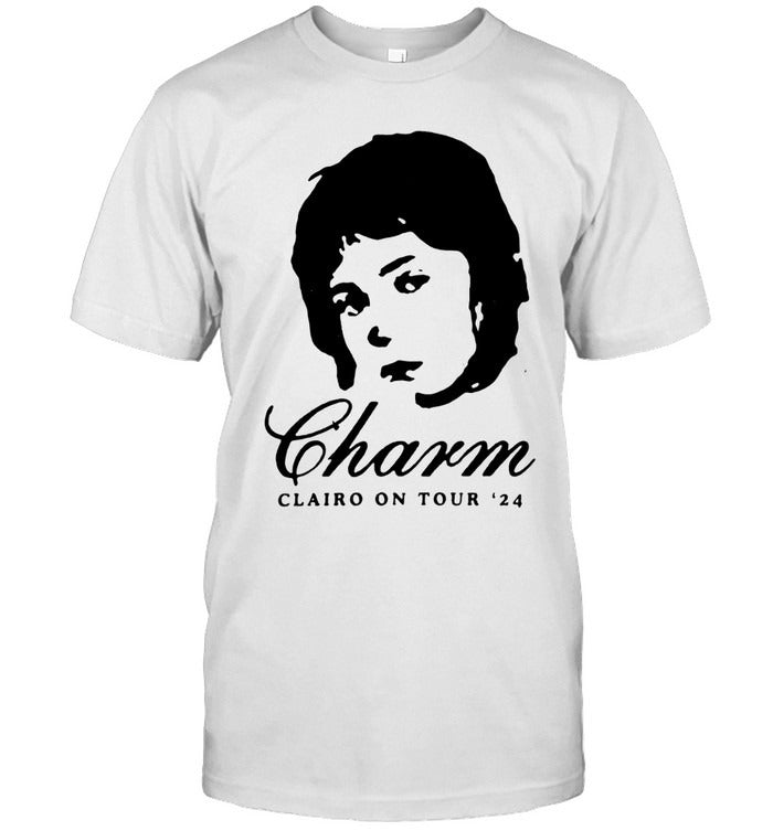 Clairo Charm On Tour 2024 New Pink T Shirt style 001