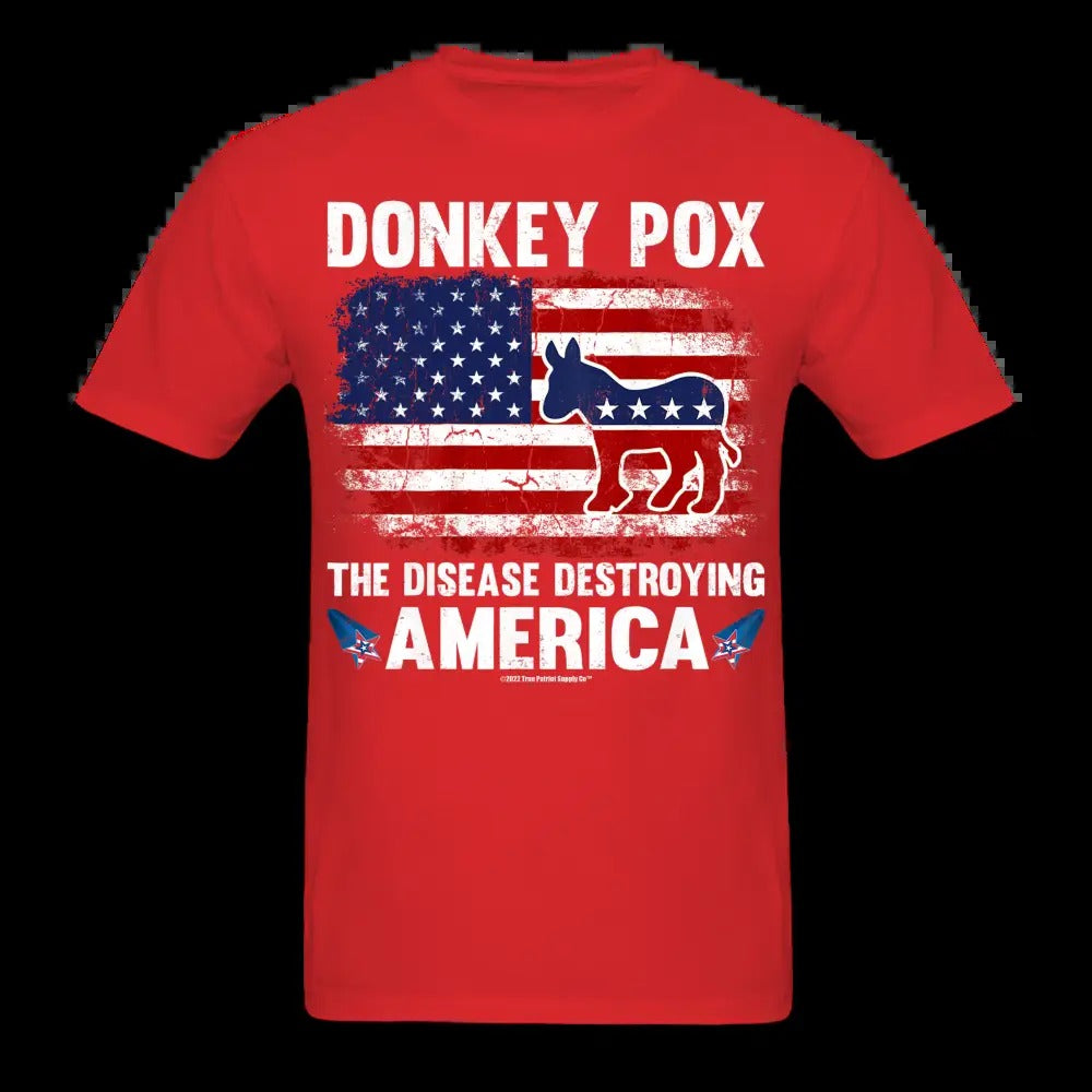 Donkey Pox The Disease Destroying America Anti Democrat Unisex Classic T-Shirt