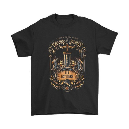 Fantasy Story Retro Art Man's T-Shirt Tee