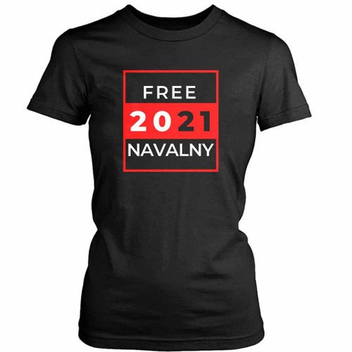 Free Alexei Navalny Funny Women's T-Shirt Tee