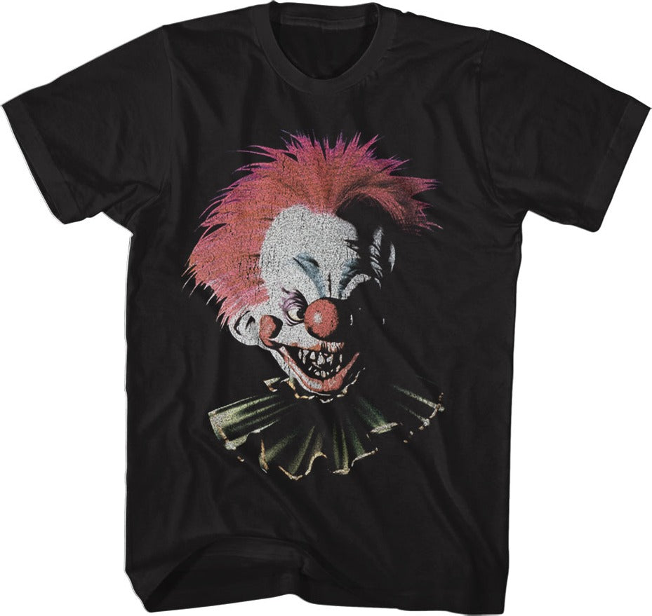 Front & Back Retro Alien Bozos Killer Klowns From Outer Space T-Shirt