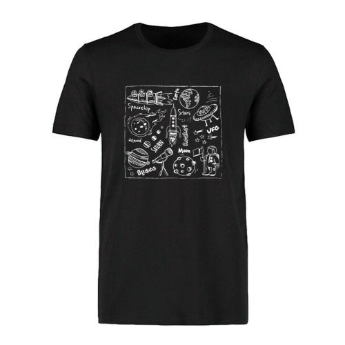 Funny Cosmic Space Printed Man's T-Shirt Tee