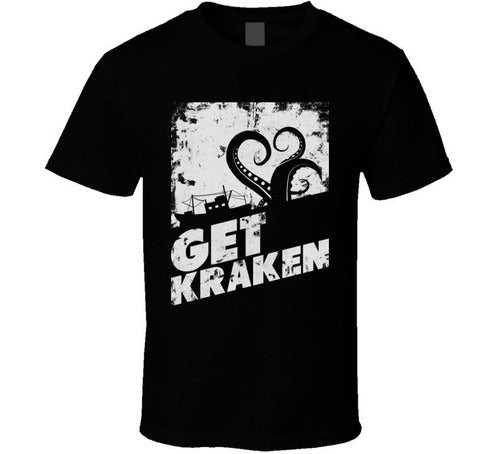Get Kraken Funny Pirate Octopus Man's T-Shirt Tee