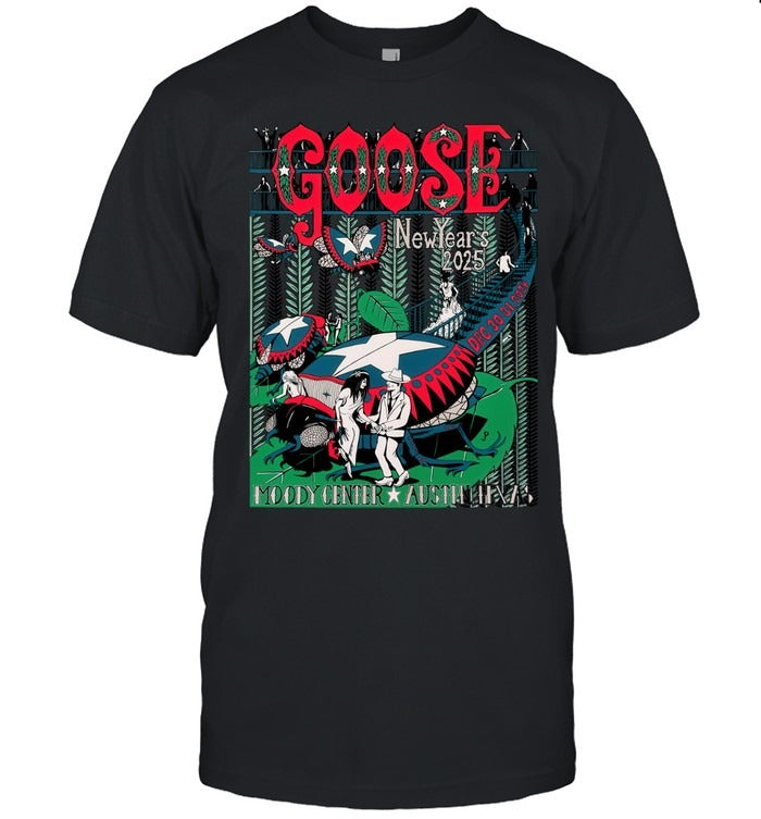 Goose December 30, 2024 Moody Center, Austin, TX, USA Concert Shirt