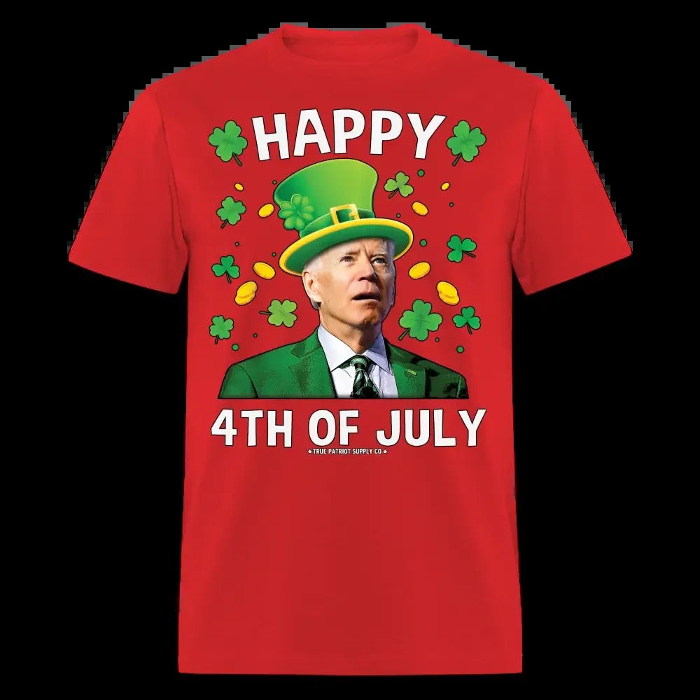 Happy 4th Of July St Patrick's Day Funny Confused Biden Unisex Classic T-Shirt