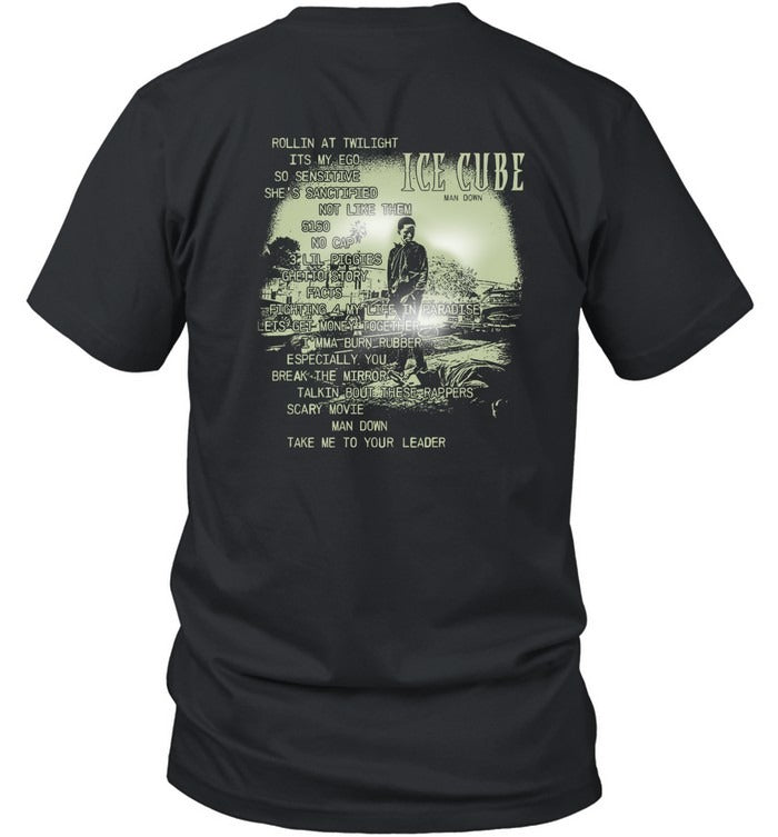 ICE Cube Man Down Black Limited Edition T-Shirt