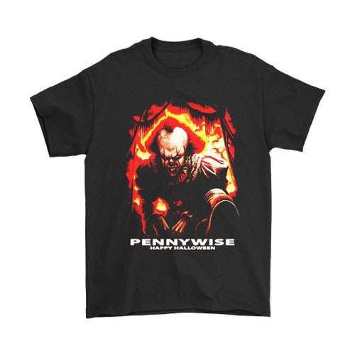 It Pennywise Halloween Horror Scary Movie Man's T-Shirt Tee