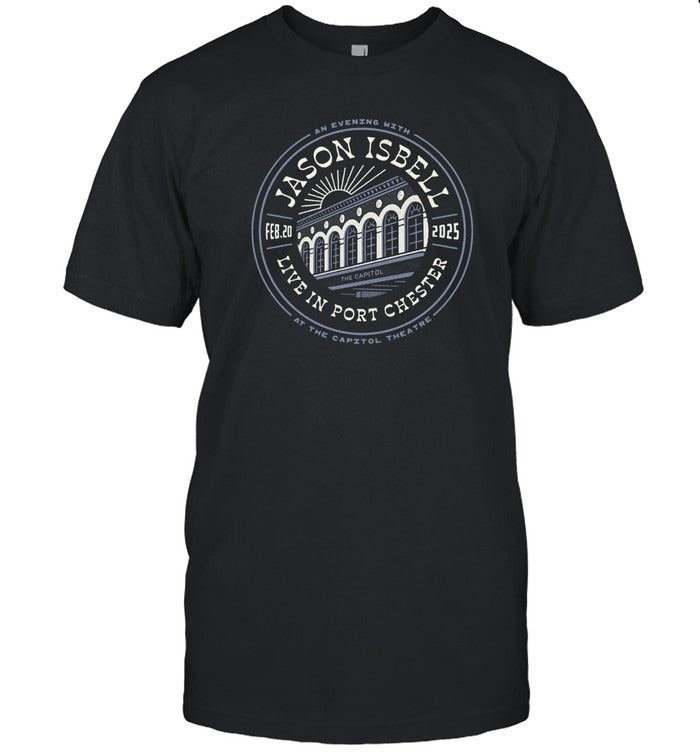 Jason Isbell Feb 20 2025 Port Chester, NY T Shirt Limited Edition