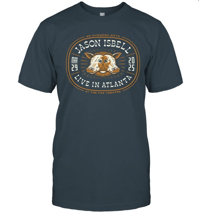 Jason Isbell Mar 29 2025 At The Fox Theatre Live In Atlanta, GA Show T Shirt