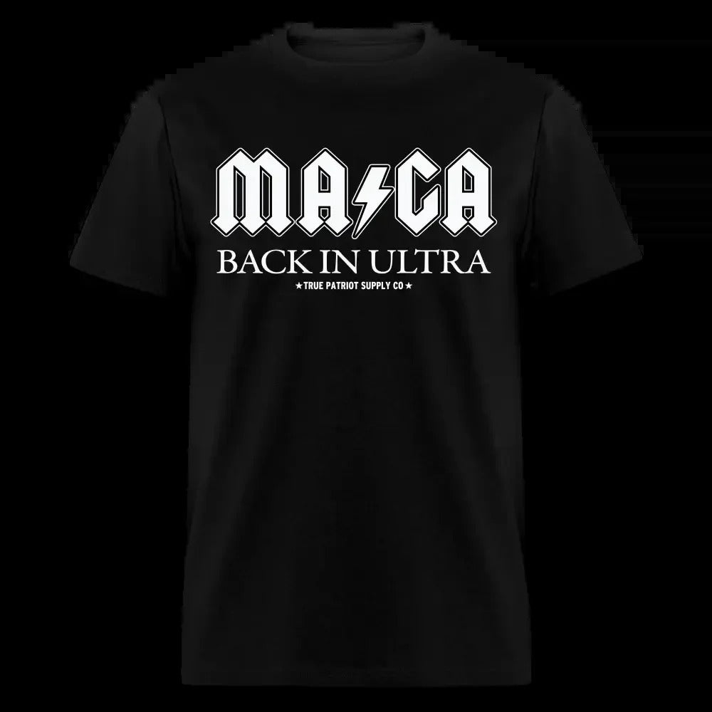 MAGA Back In Ultra Funny AC DC Parody Unisex Classic T-Shirt