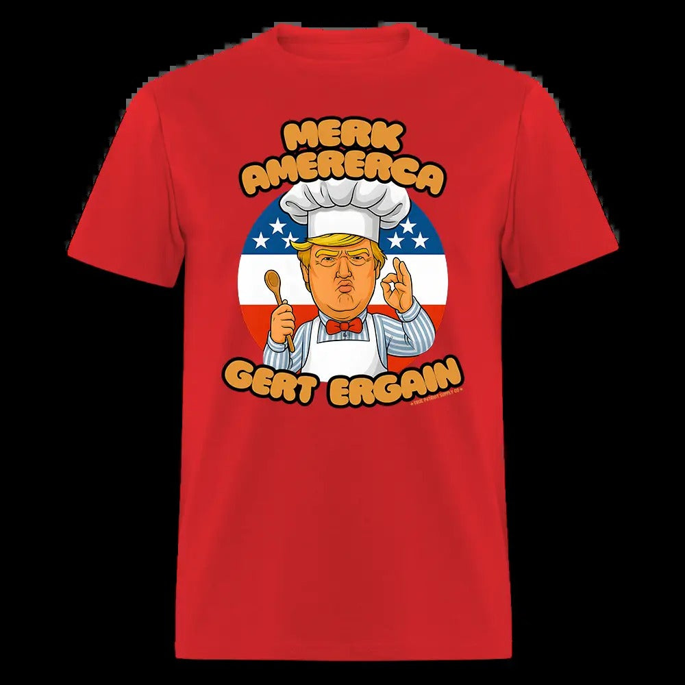 Merk Amererca Gert Ergain Funny Trump Swedish Chef Parody Unisex Classic T-Shirt