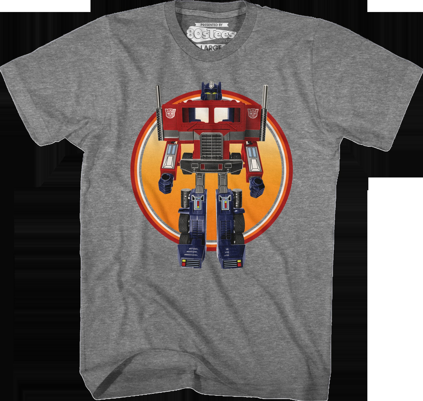 Optimus Prime Retro Photo Transformers T-Shirt