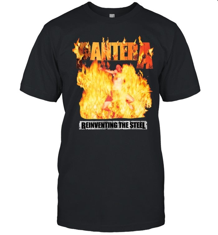 Pantera Reinventing the Steel Tour 2025 Black T-Shirt