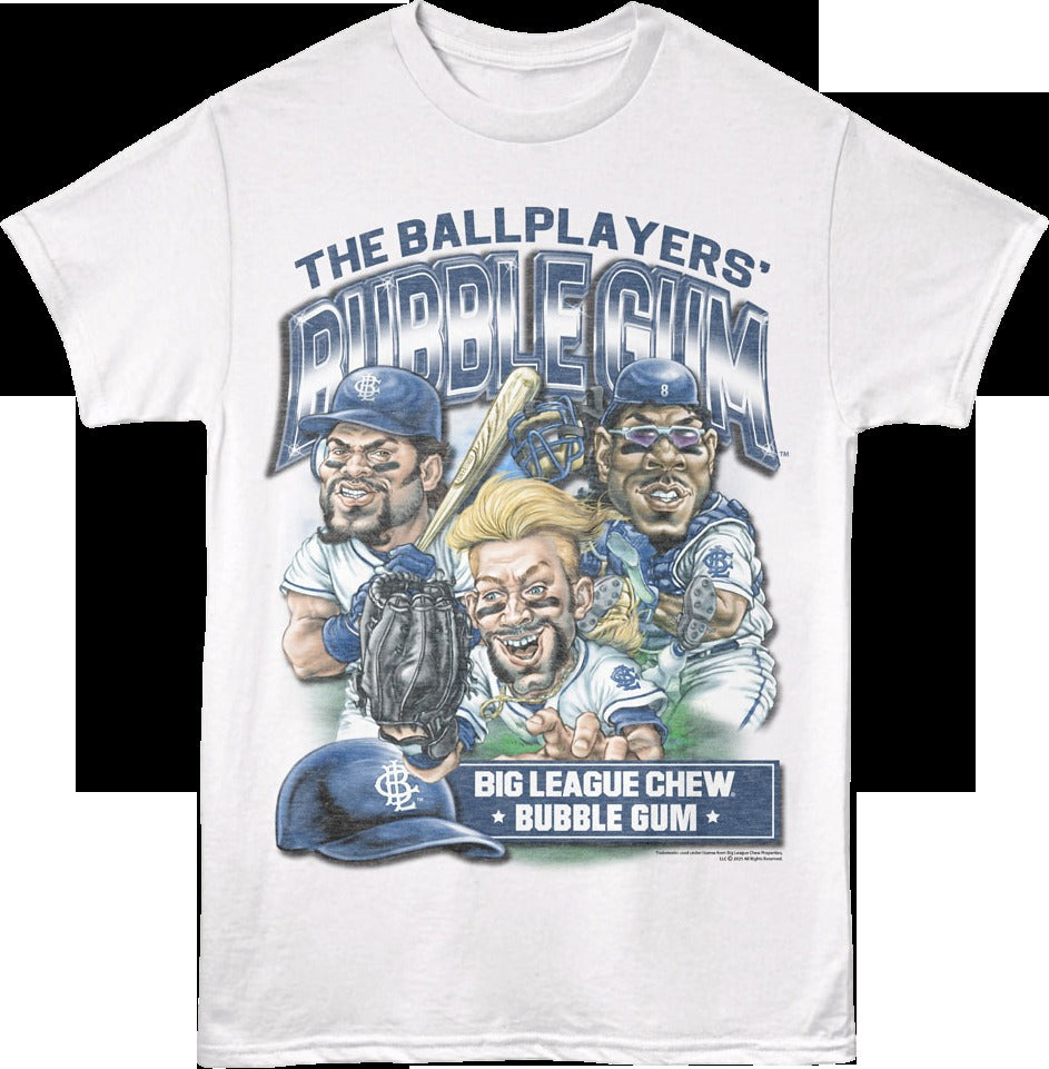 Retro Ballplayers' Bubble Gum Big League Chew T-Shirt