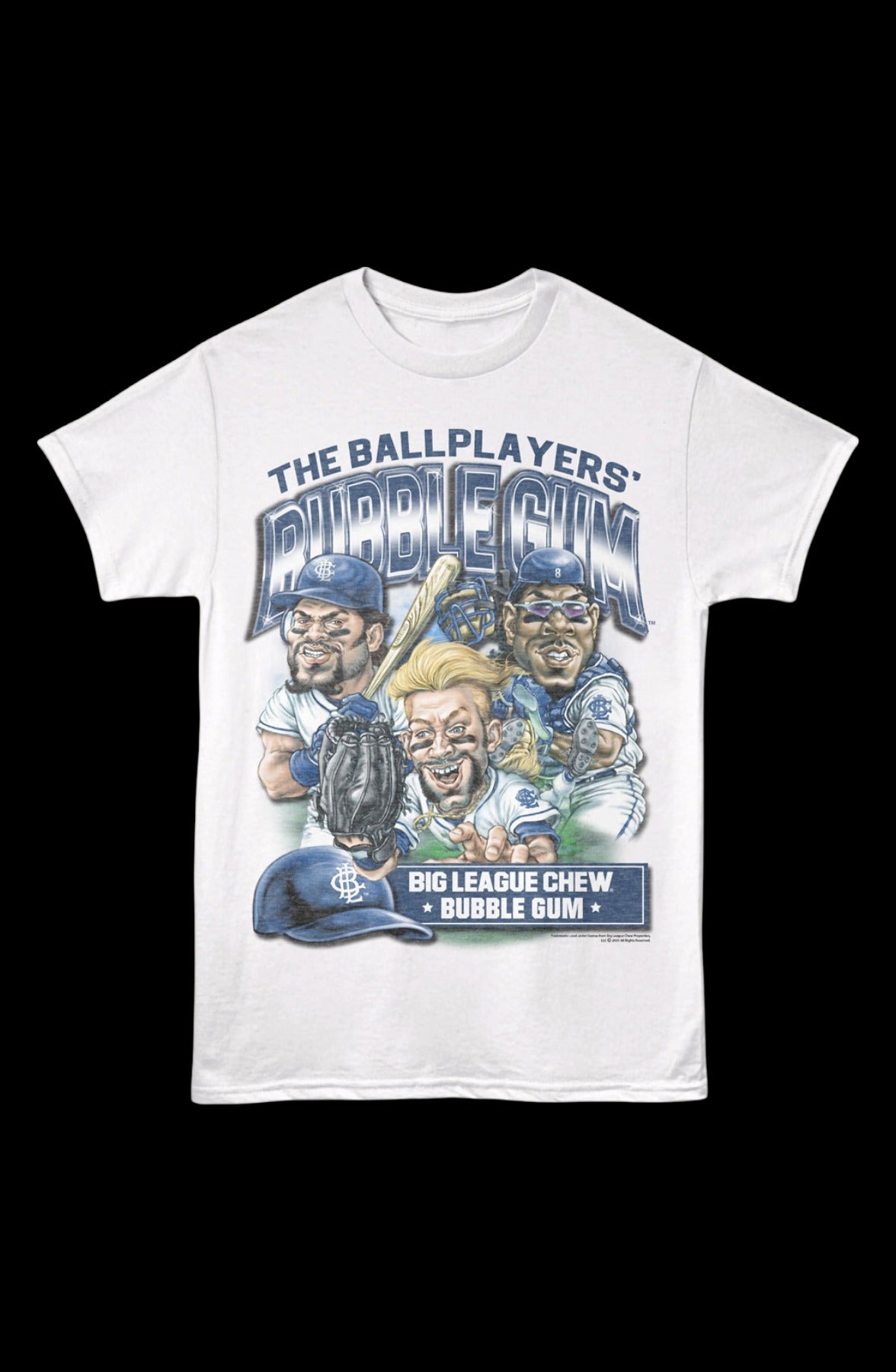 Retro Ballplayers' Bubble Gum Big League Chew T-Shirt