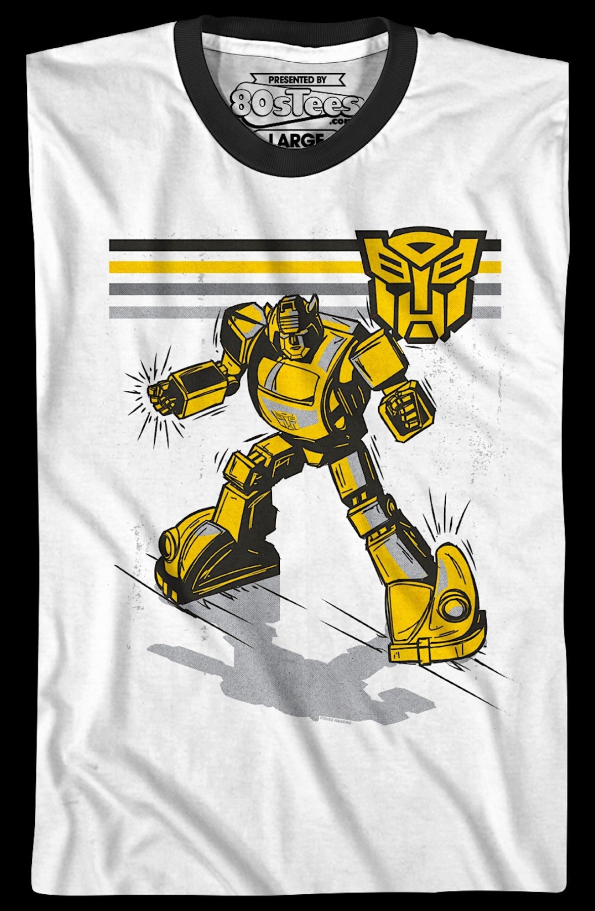 Retro Bumblebee Transformers Ringer Shirt