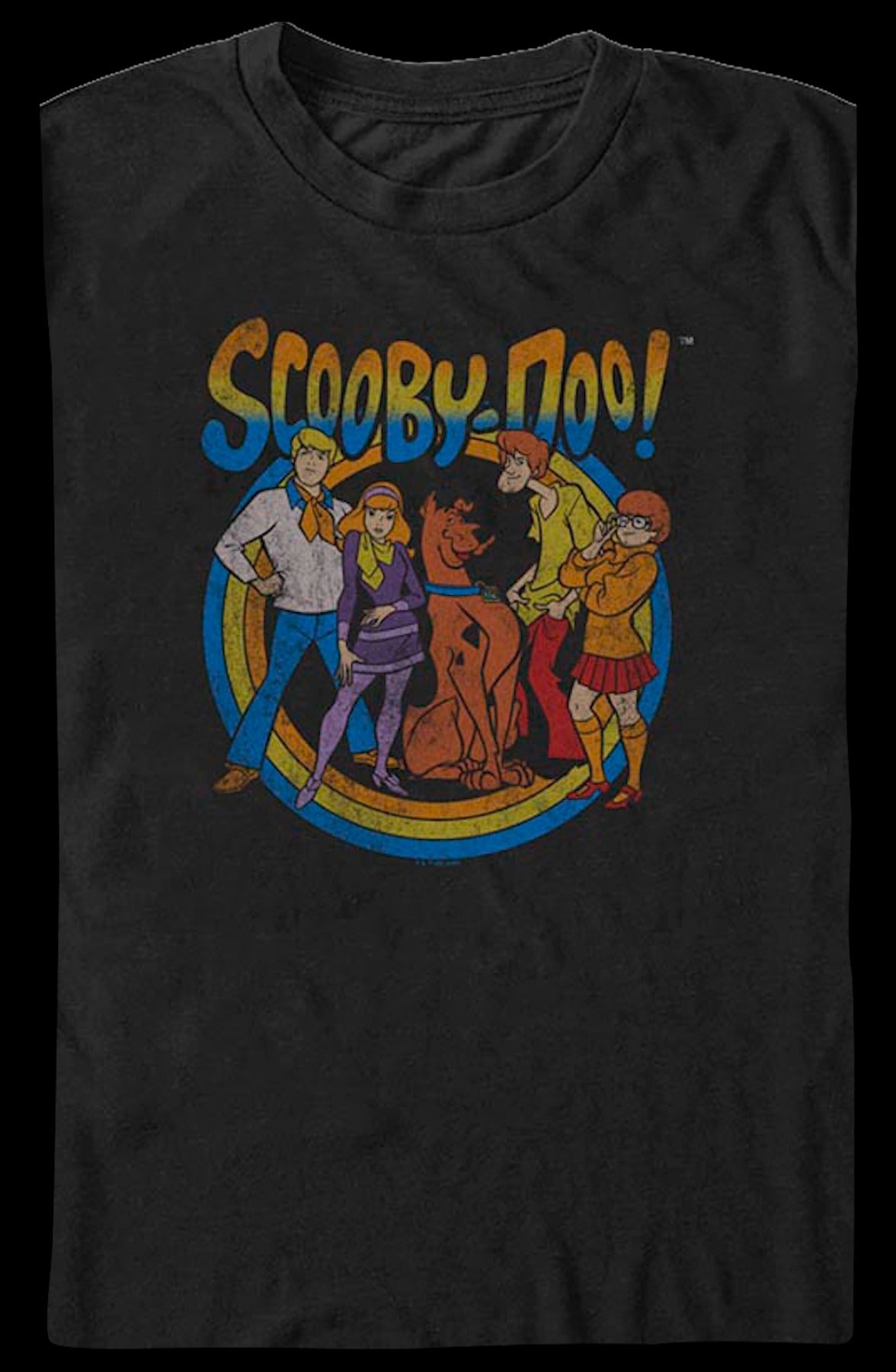 Retro Circle Scooby-Doo T-Shirt