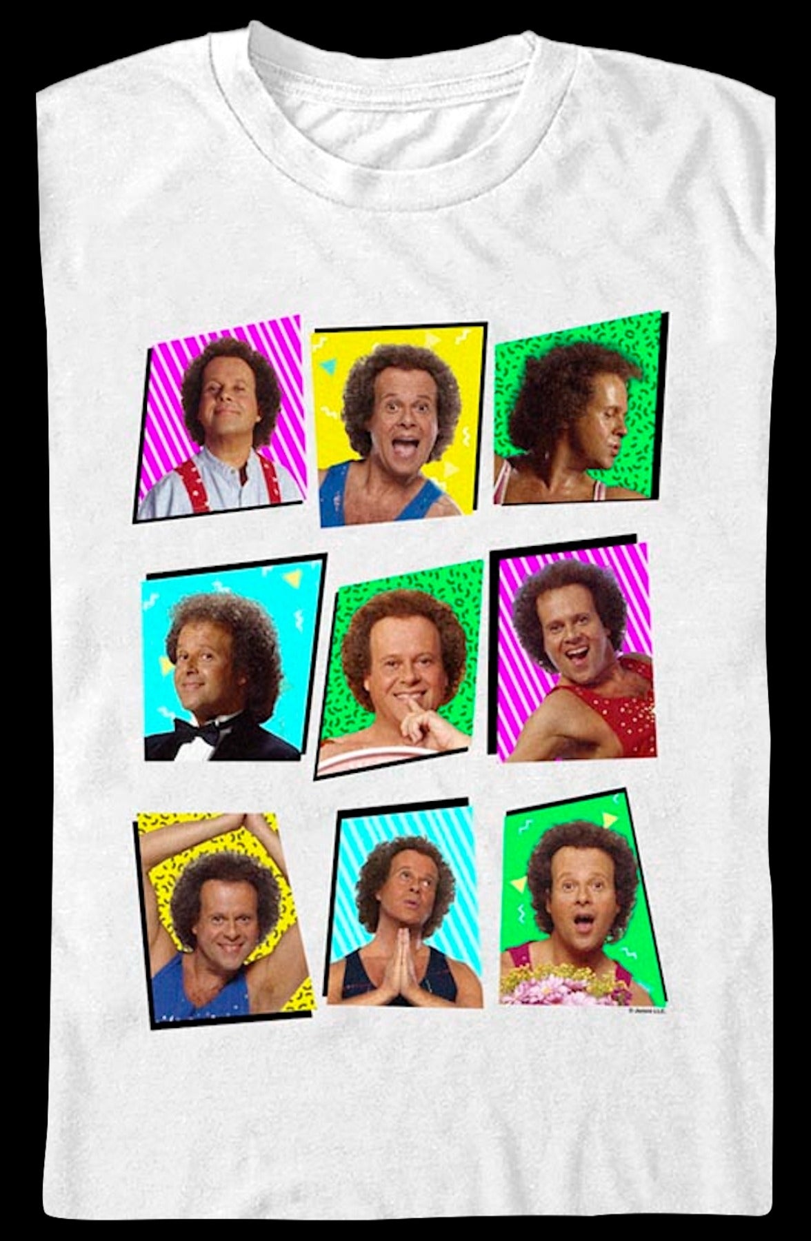 Retro Collage Richard Simmons T-Shirt