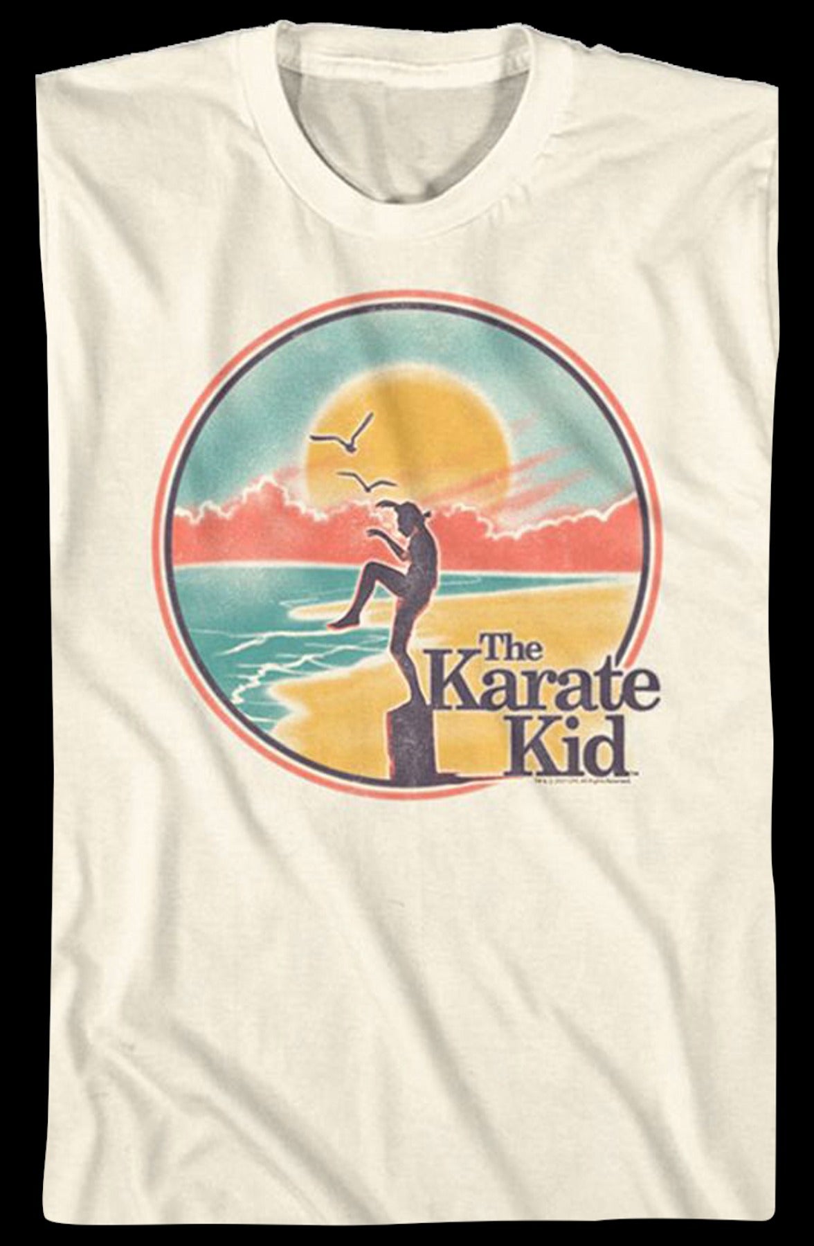 Retro Crane Kick Karate Kid T-Shirt