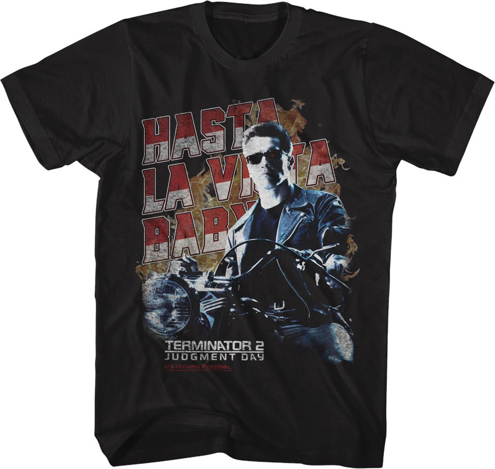 Retro Hasta La Vista Baby Terminator 2: Judgment Day T-Shirt