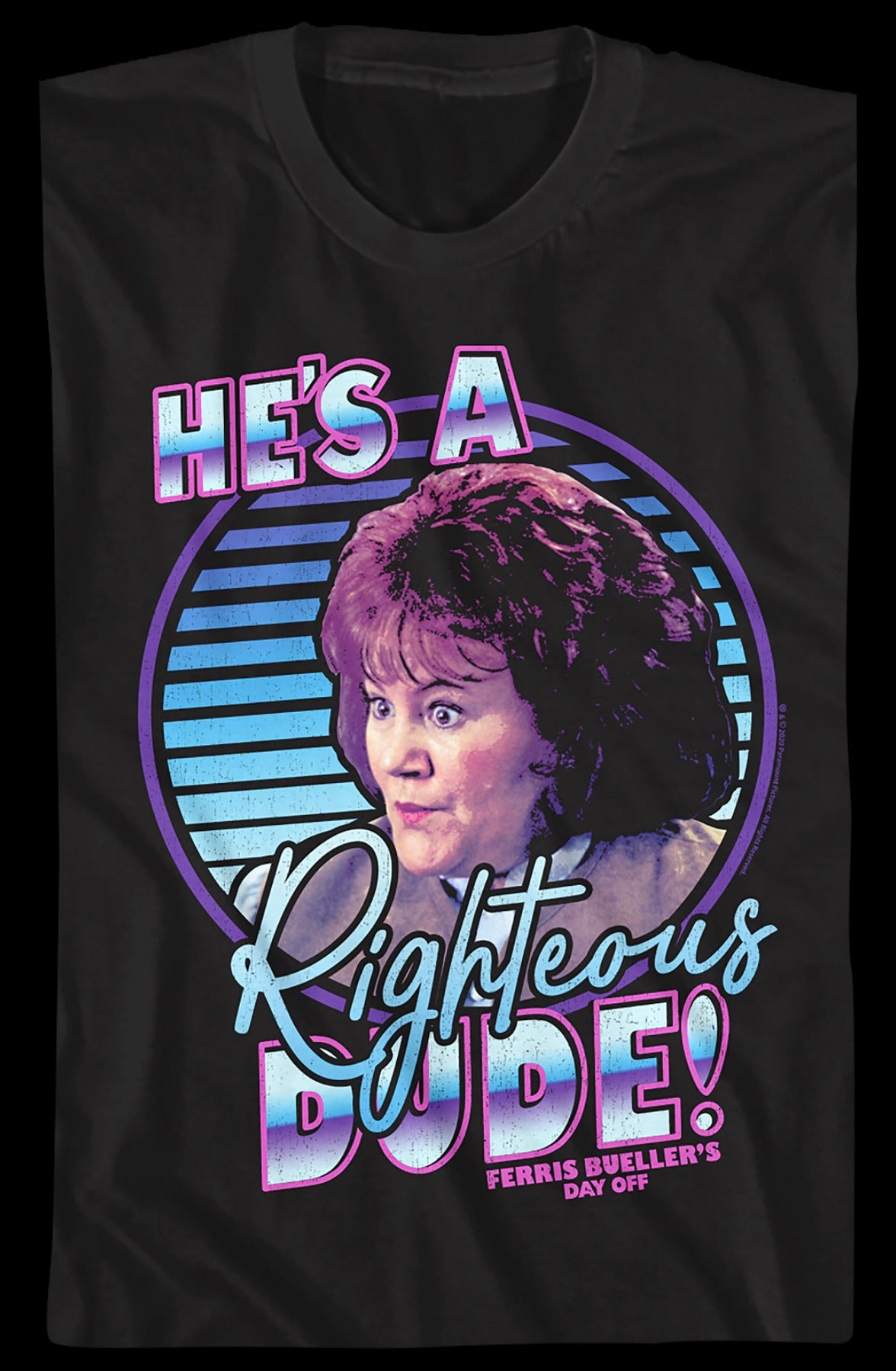 Retro He's A Righteous Dude Ferris Bueller's Day Off T-Shirt
