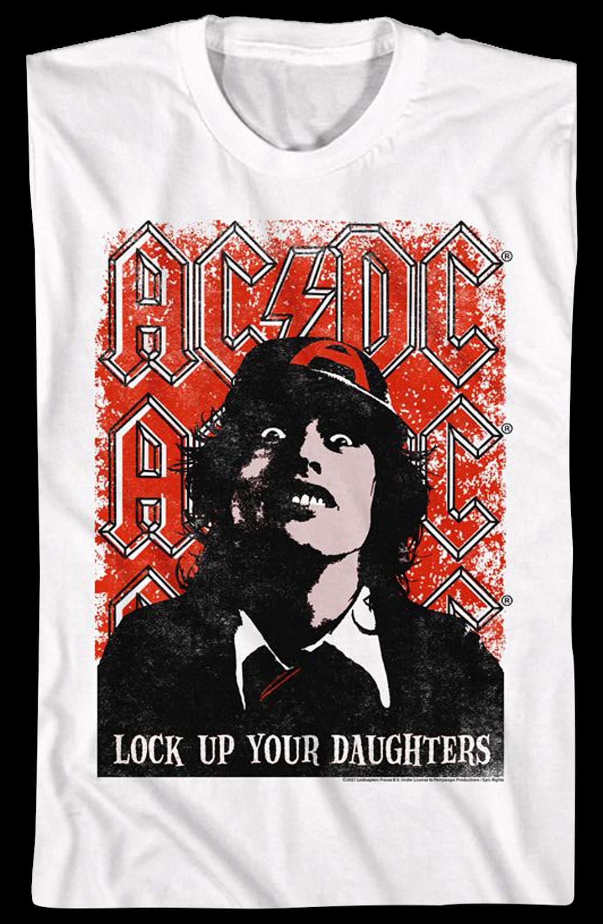 Retro Lock Up Your Daughters ACDC Shirt