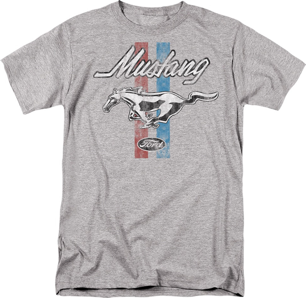 Retro Mustang Stripes Ford T-Shirt