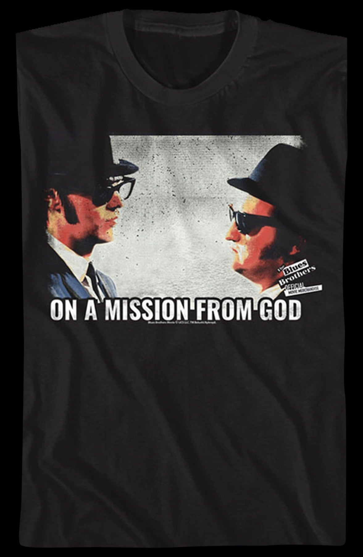 Retro On A Mission From God Blues Brothers T-Shirt