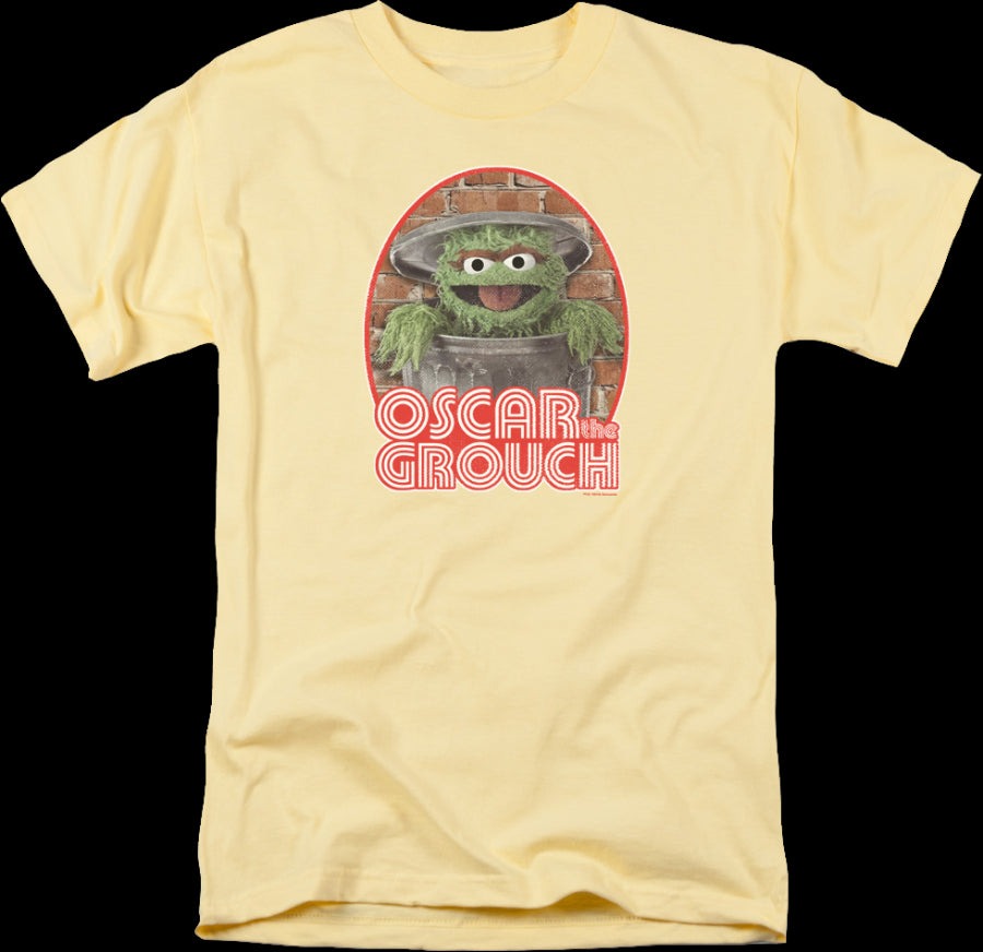 Retro Oscar The Grouch Sesame Street Shirt